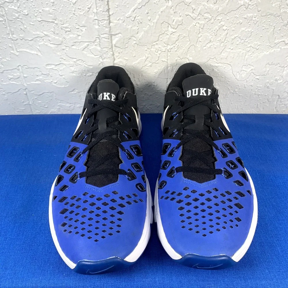 Nike Train Speed 4 Duke Blue Devils Mens 14 Black Blue Sneakers 844102-410